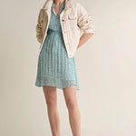 Vestido Print - ECRU