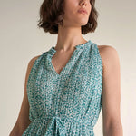 Vestido Print - ECRU