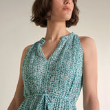 Vestido Print - ECRU