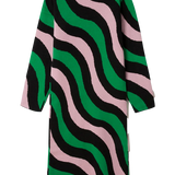 Vestido punto midi - ECRU