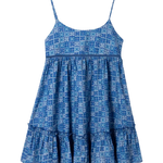 Vestido Tirantes Punto Cruz - ECRU