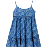 Vestido Tirantes Punto Cruz - ECRU