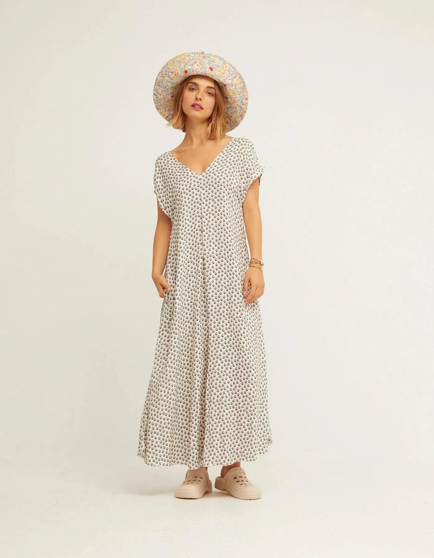 Vestido Ton Birdie - ECRU