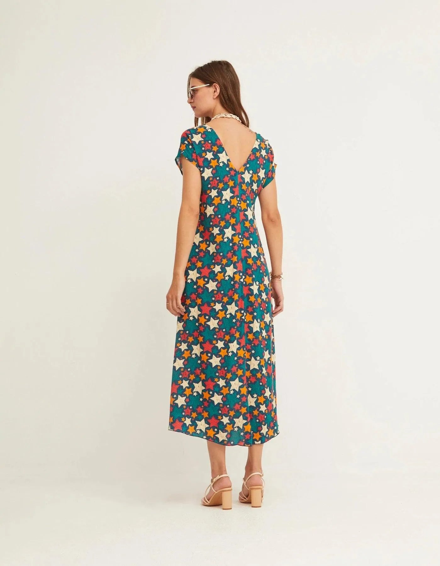 Vestido Ton Étoiles - ECRU