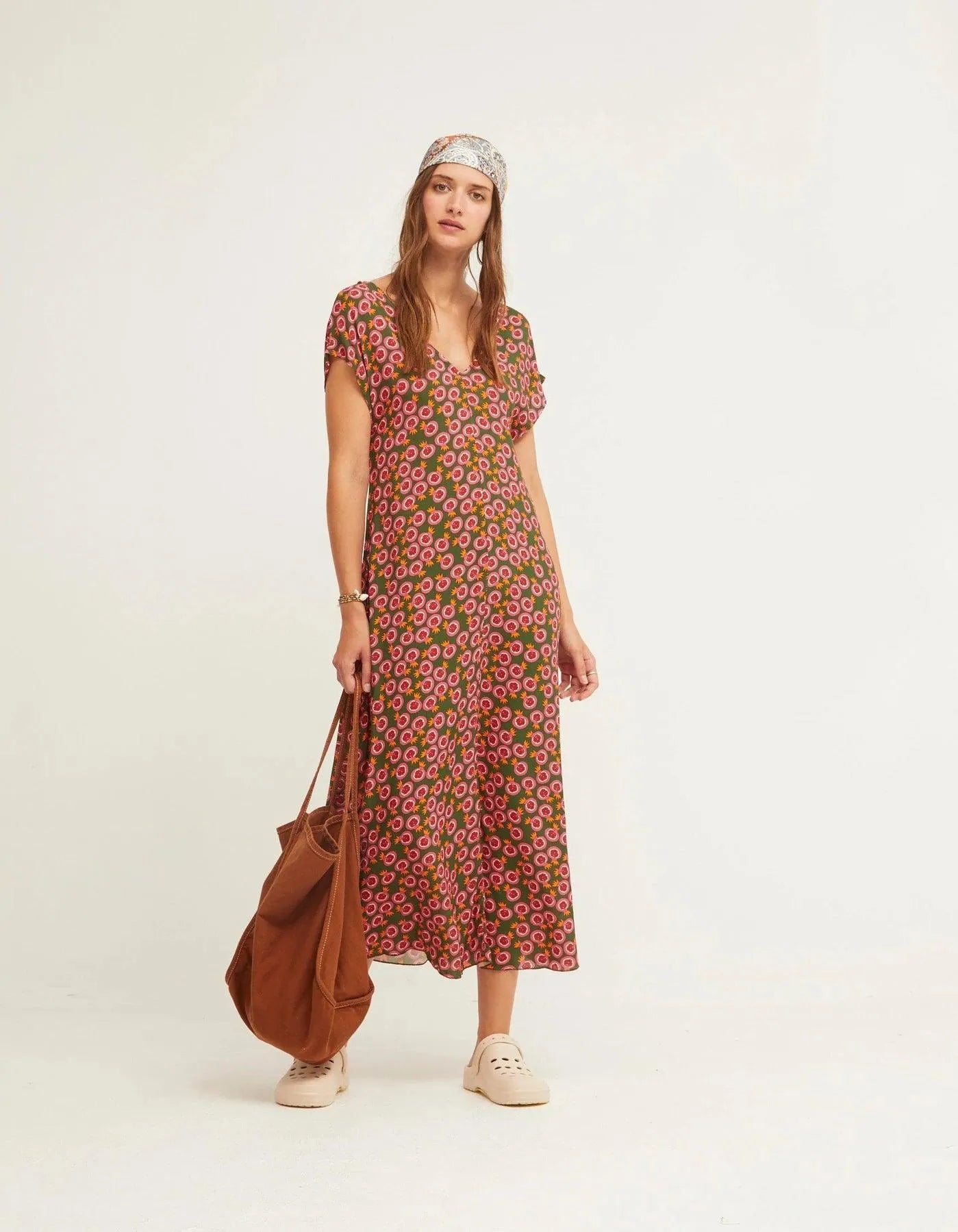 Vestido Ton Pomegranate - ECRU