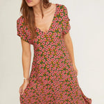 Vestido Ton Pomegranate - ECRU