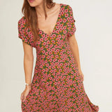 Vestido Ton Pomegranate - ECRU