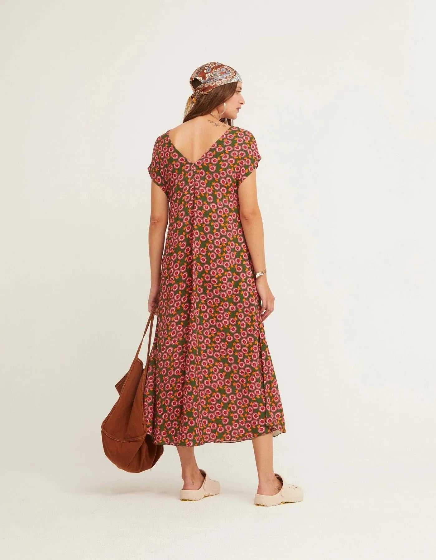 Vestido Ton Pomegranate - ECRU