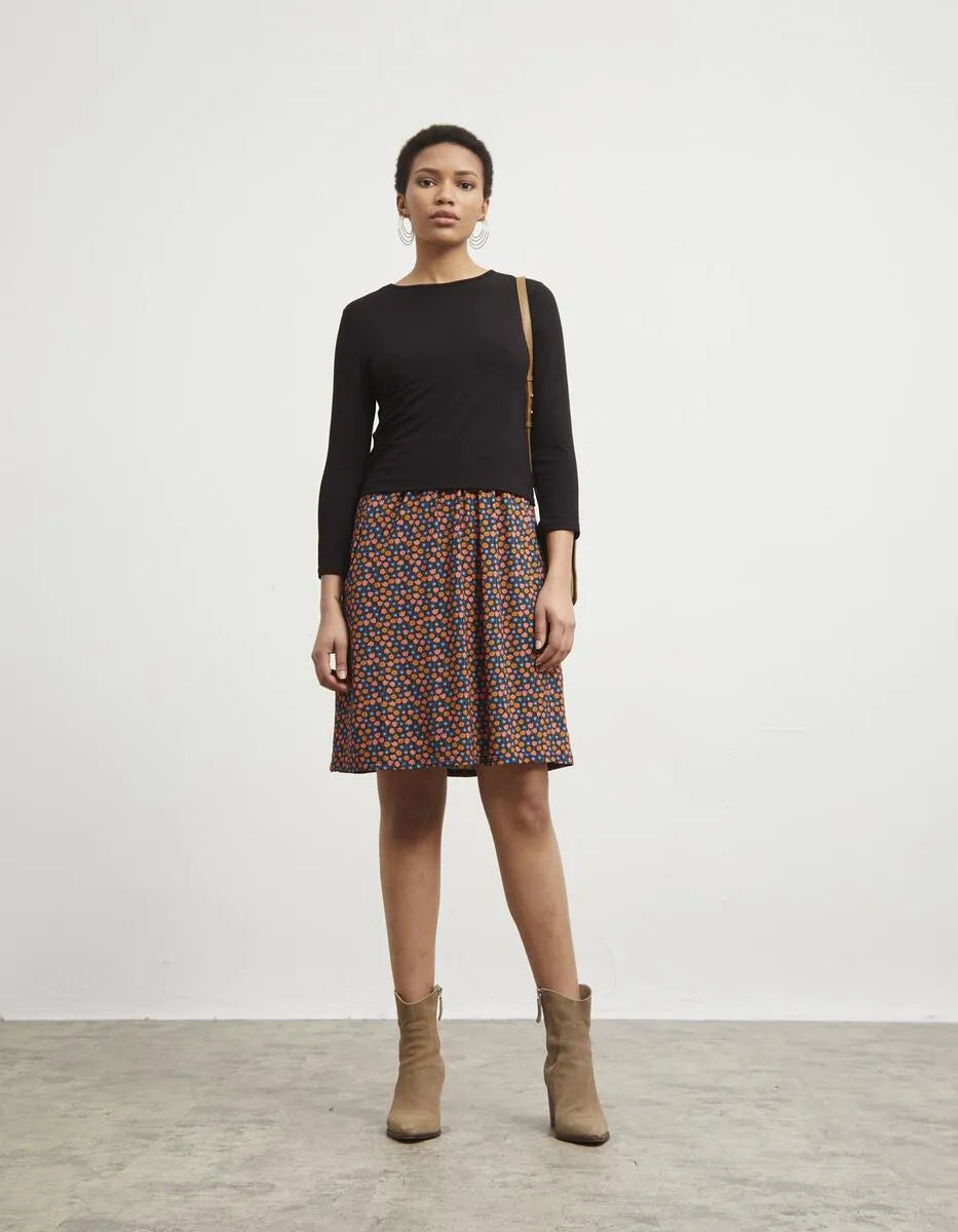 Vestido Twinset Rouge Tulipes - ECRU