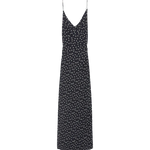 Vestido Wild Pony Midi Lencero con Estampado De Lunares - ECRU