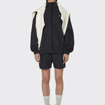 Woven Jacket Black - ECRU