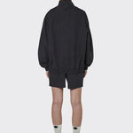 Woven Jacket Black - ECRU