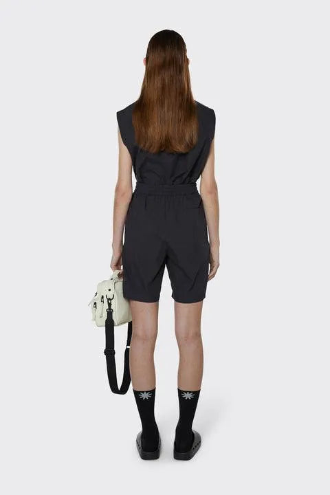 Woven Shorts Black - ECRU