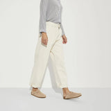 Zueco Boston Suede Leather Clay - ECRU