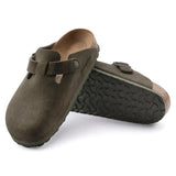 Zuecos Birkenstock Boston Ante Thyme - ECRU