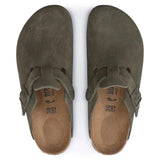 Zuecos Birkenstock Boston Ante Thyme - ECRU