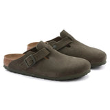 Zuecos Birkenstock Boston Ante Thyme - ECRU