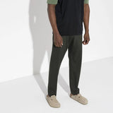 Zuecos Boston Suede Leather Faded Khaki Plantilla Blanda - ECRU